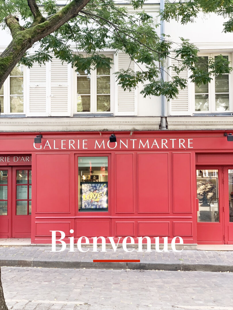 Picture of the front of Galerie Montmartre, Place Du Tertre, Paris, France