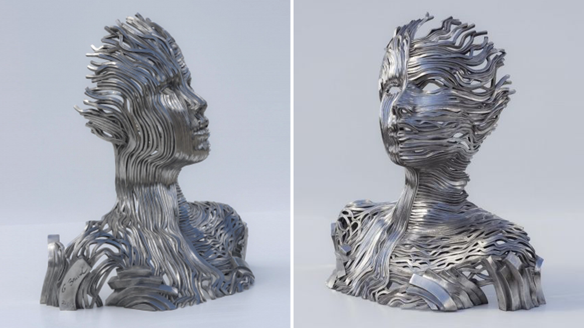 Picture of a sculpture by Gil Bruvel, artist represented at Galerie Montmartre, Paris, France