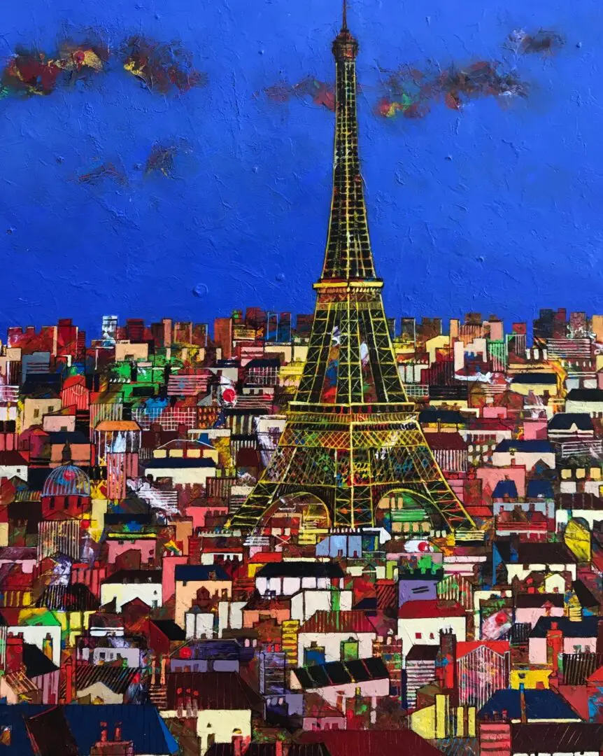 Picture of an artwork by Jean-François Larrieu, represented at Galerie Montmartre, Paris, France