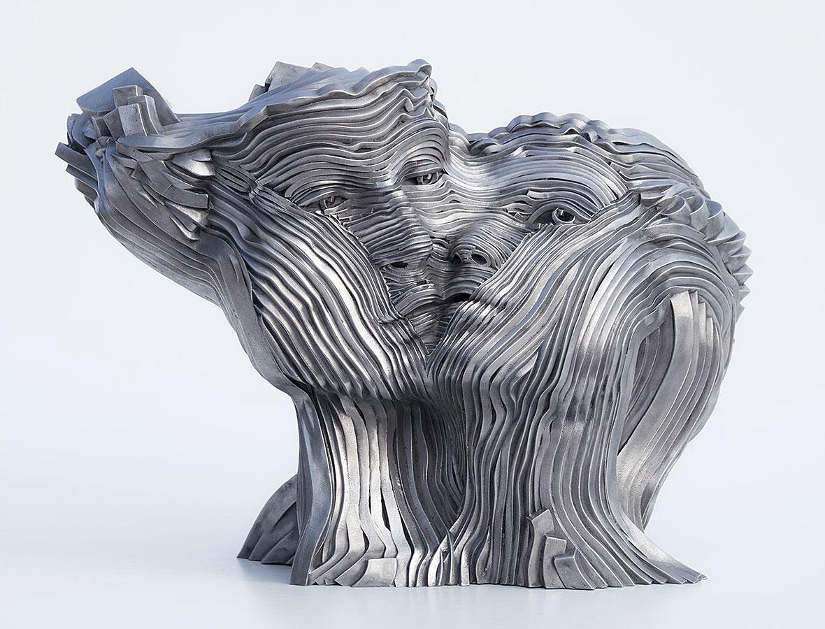 Picture of a sculpture by Gil Bruvel, artist represented at Galerie Montmartre, Paris, France