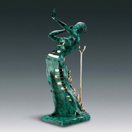 Picture of a bonze sculpture in edition by Salvador Dali, artist represented at Galerie Montmartre, Paris, France