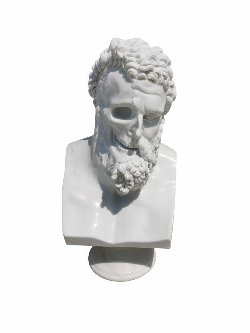 Picture of a marble sculpture by French artist Léo Caillard