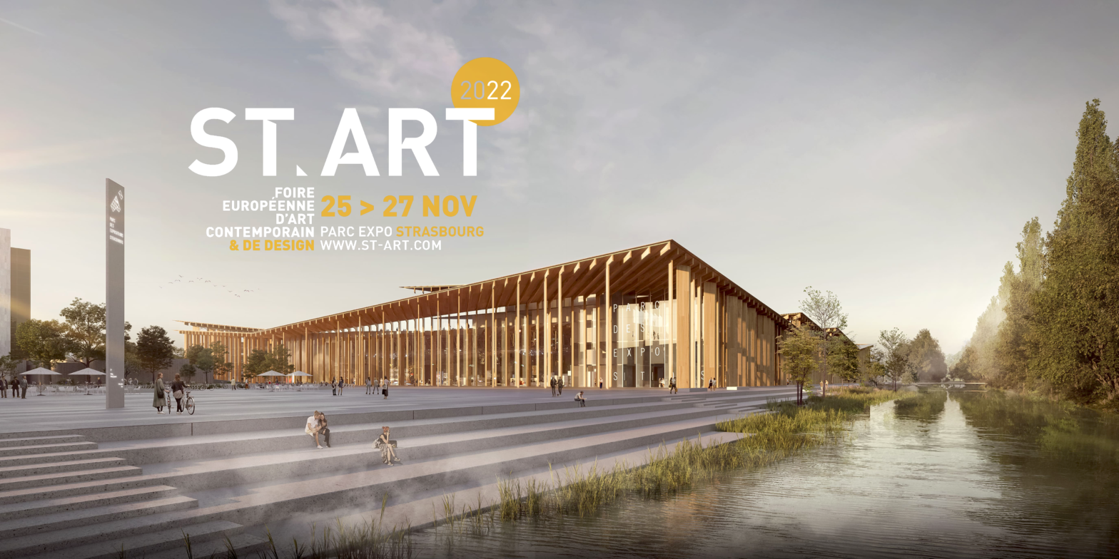 Visuel d'accueil de l'article de la Galerie Montmartre sur la ST-ART 2022, la Foire Européenne d'Art Contemporain et de Design.