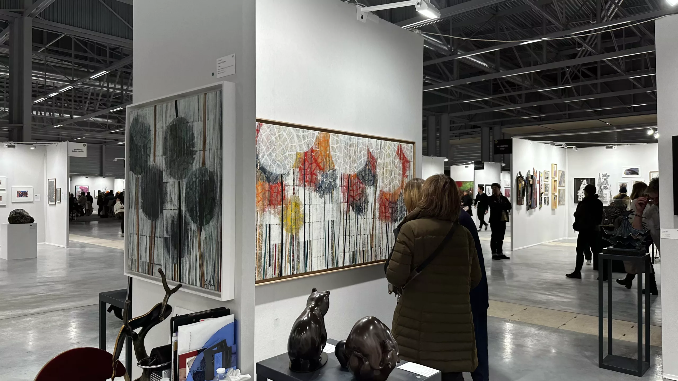 Photos du stand de la Galerie Montmartre à la foire ST-ART 2022